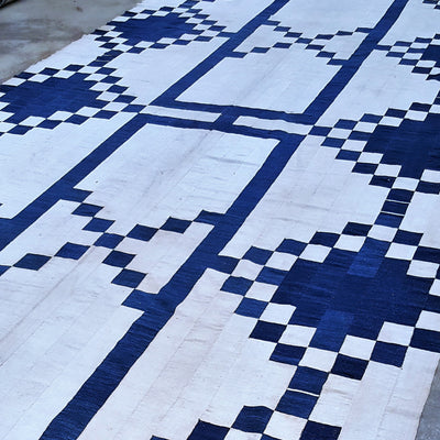 Art-Deco-Flat-Weave-Cotton-Carpet-Richard-Afkari-Rugs-In-Nyc