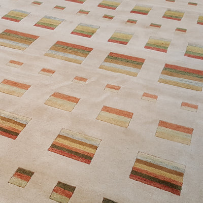 Mid- Century Gabbeh Design Wool Carpet | Richard Afkari Rugs in NYC