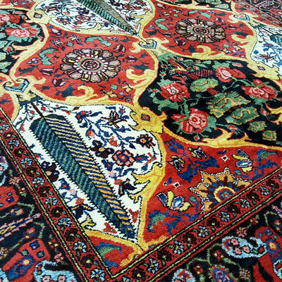 Persian-Baktiari-Garden-Design-Wool-Carpet-Richard-Afkari-Rugs-In-NYC