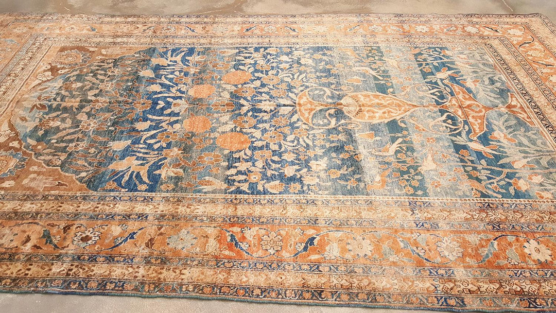 Signed and dated Tree of Life Design Tabriz Carpet | Richard