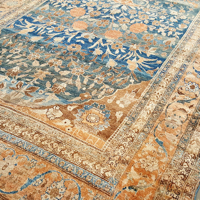 Signed-and-Dated-Tree-of-Life-Design-Tabriz-Carpet-Richard-Afkari-Rugs-in-NYC