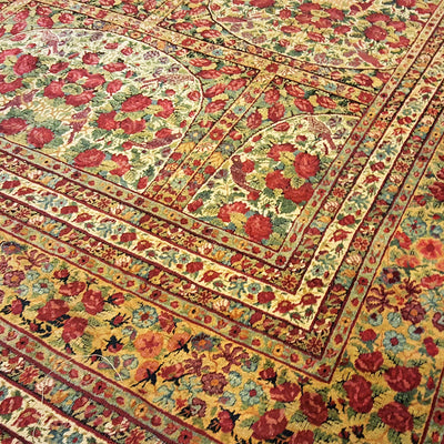 Signed-and-Dated-Kirman-Design-Wool-Carpet-Richard-Afkari-Rugs-In-NYC