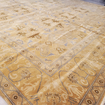 Oushak Design Wool Carpet | Richard Afkari Rugs in NYC