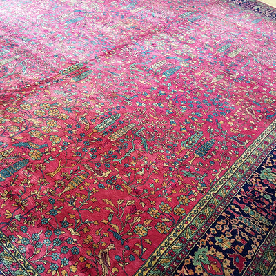 Birds of Paradise Lahore Wool Carpet | Richard Afkari Rugs in NYC