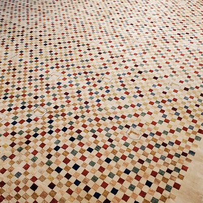 Mid-Century Gabbeh Design Wool Carpet Richard Afkari Rugs in NYC